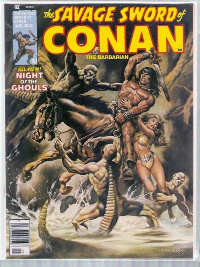 SAVAGE SWORD OF CONAN THE BARBARIAN # 32, 6.0 FN