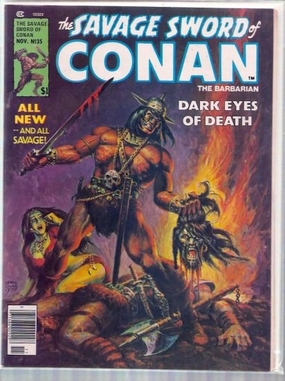 SAVAGE SWORD OF CONAN THE BARBARIAN # 35, 5.0 VG/FN