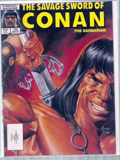 SAVAGE SWORD OF CONAN THE BARBARIAN # 130, 6.5 FN +