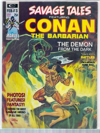 SAVAGE TALES # 3, 7.0 FN/VF