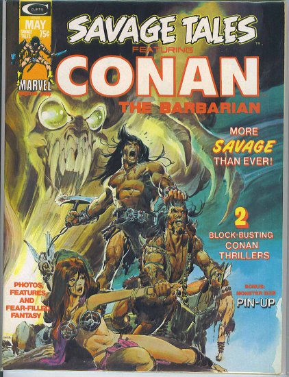 Savage Tales # 4, 7.5 VF -