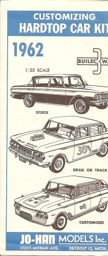 Inst Sheet 1962 Rambler Classic Build 3 Way