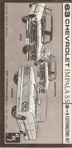 Inst Sheet 1963 Impala 3 in 1