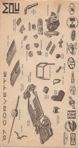 Inst Sheet 1967 Corvette