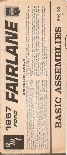 Inst Sheet 1967 Ford Fairlane