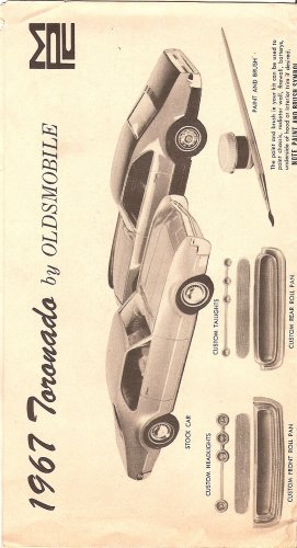 Inst Sheet 1967 Olds Toronado