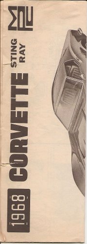 Inst Sheet 1968 Corvette Sting Ray