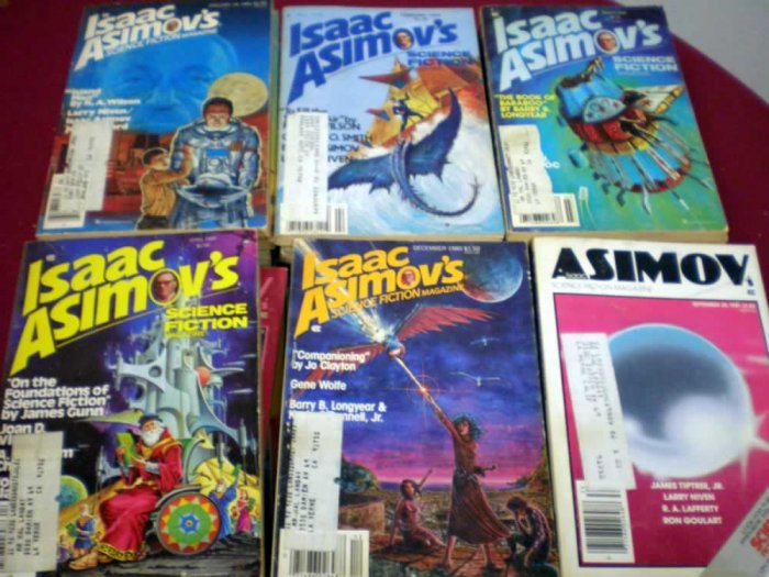 VINTAGE ISAAC ASIMOVS PAPERBACK LOT OF 20 # 20, 2.0 GD