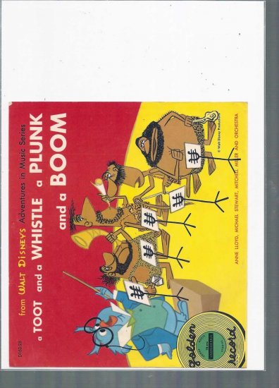 1950'S TOOT WHISTLE PLUNK AND BOOM 7 # 1, 5.0 VG/FN