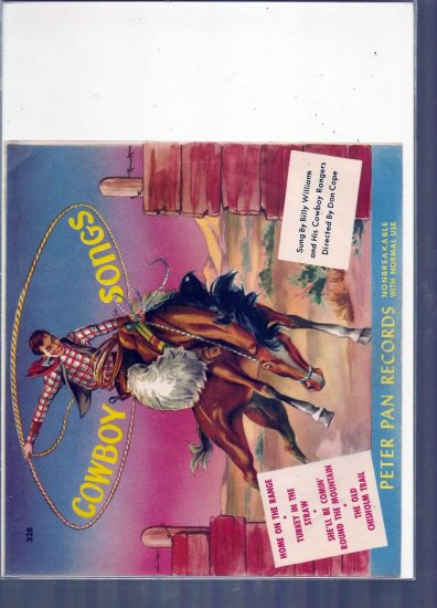 1953 COWBOY SONGS 7 # 1, 4.5 VG +