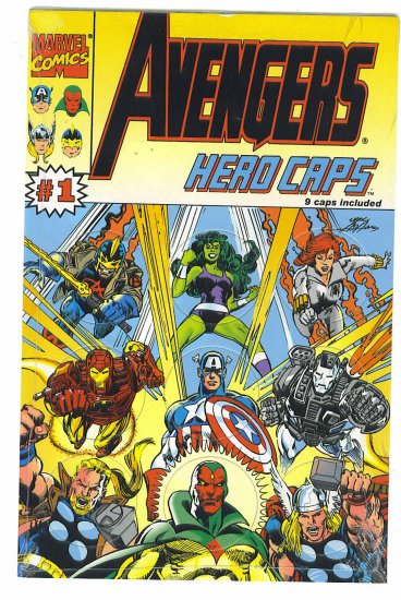 Avengers Hero Caps # 1, 9.4 NM