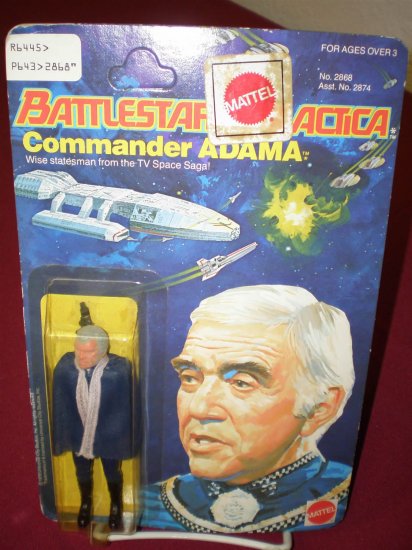 BATTLESTAR GALACTICA ADAMA 1978 MOC # 2868, 4.0 VG