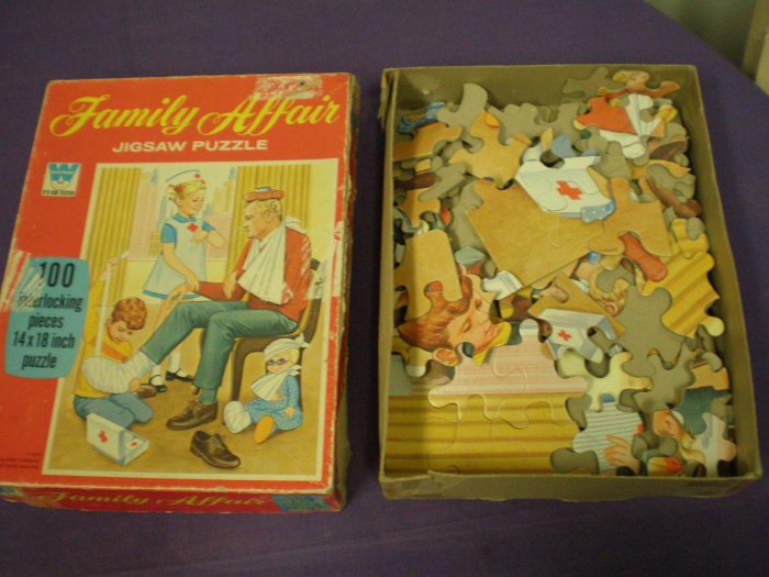 Family Affair Jigsaw Puzzle # 4609, 1.5 FR/GD