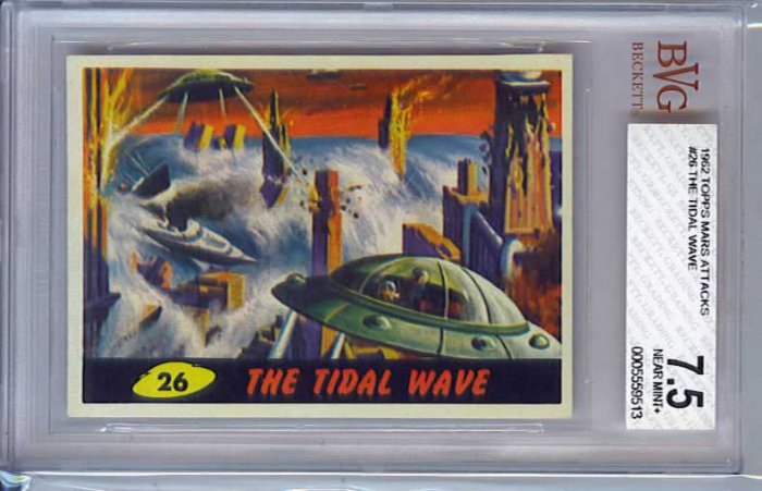 BVG GRADED 1962 MARS ATTACKS # 26, 7.5 VF -