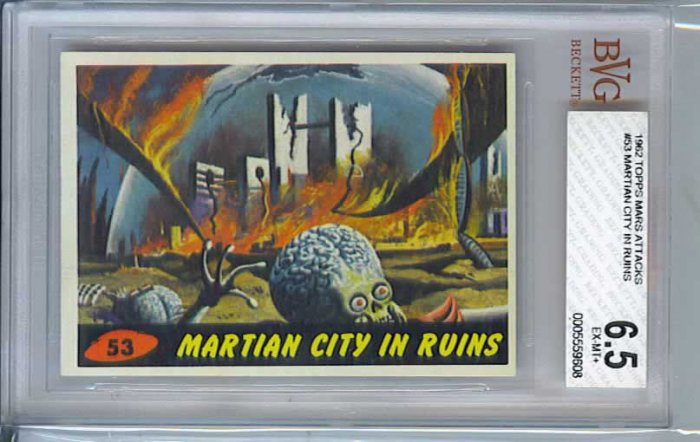 BVG GRADED 1962 MARS ATTACKS # 53, 6.5 FN +