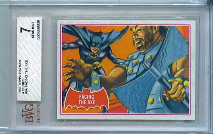 BVG GRADED 1966 BATMAN CARD # 6, 7.0 FN/VF