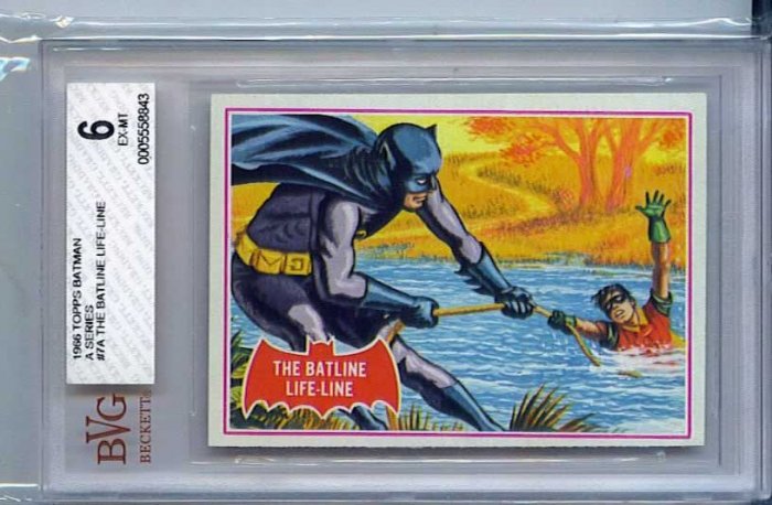 BVG GRADED 1966 BATMAN CARD # 7, 6.0 FN