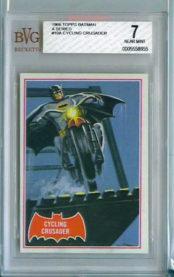 BVG GRADED 1966 BATMAN CARD # 10, 7.0 FN/VF