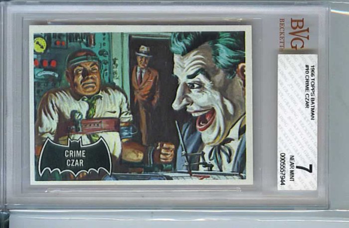 BVG GRADED 1966 BATMAN CARD # 10, 7.0 FN/VF