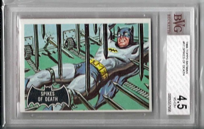BVG GRADED 1966 BATMAN CARD # 17, 4.5 VG +