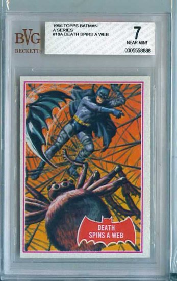 BVG GRADED 1966 BATMAN CARD # 18, 7.0 FN/VF