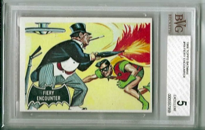 BVG GRADED 1966 BATMAN CARD # 19, 5.0 VG/FN
