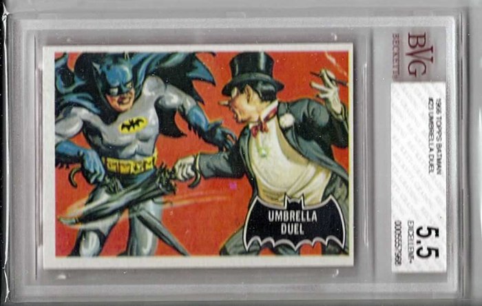 BVG GRADED 1966 BATMAN CARD # 23, 5.5 FN -