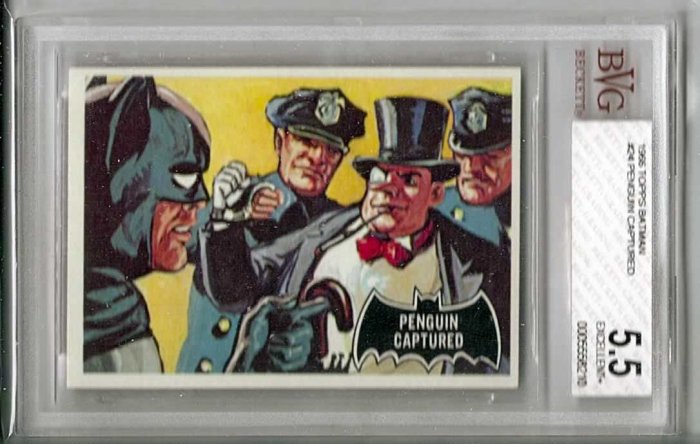 BVG GRADED 1966 BATMAN CARD # 24, 5.5 FN -