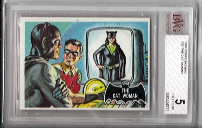 BVG GRADED 1966 BATMAN CARD # 25, 5.0 VG/FN