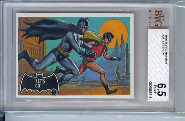 BVG GRADED 1966 BATMAN CARD # 28, 6.5 FN +