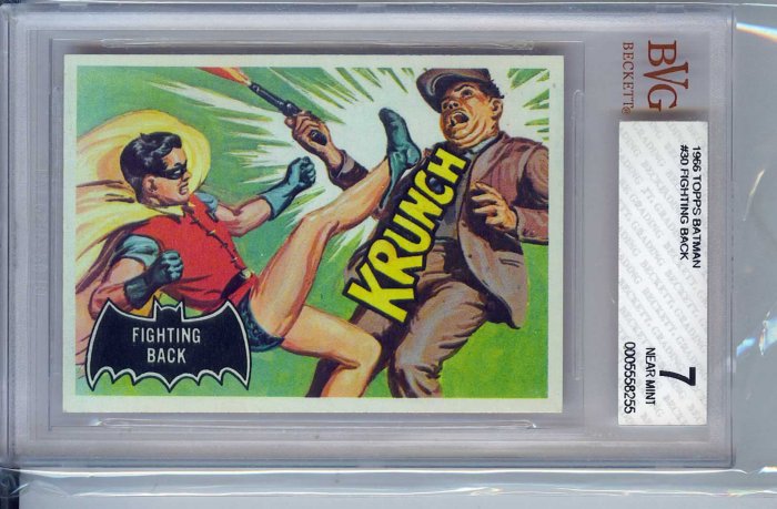BVG GRADED 1966 BATMAN CARD # 30, 7.0 FN/VF