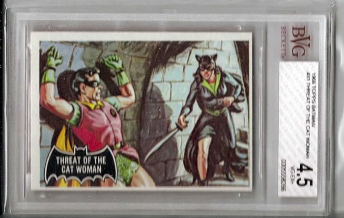 BVG GRADED 1966 BATMAN CARD # 31, 4.5 VG +