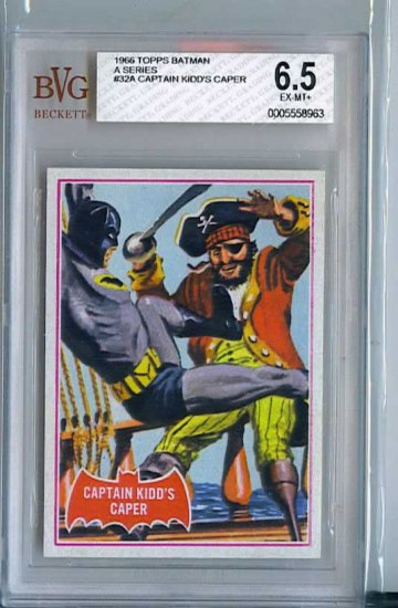 BVG GRADED 1966 BATMAN CARD # 32, 6.5 FN +