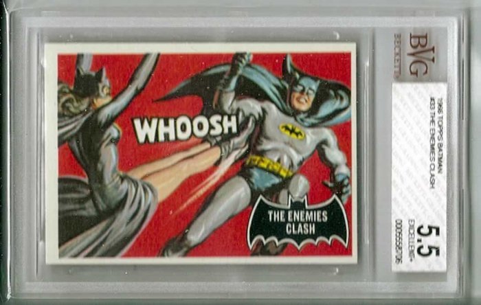 BVG GRADED 1966 BATMAN CARD # 33, 5.5 FN -