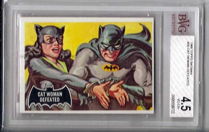 BVG GRADED 1966 BATMAN CARD # 35, 4.5 VG +