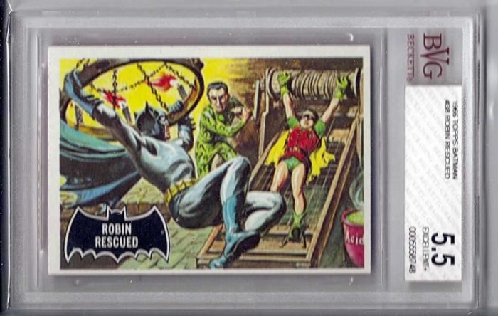 BVG GRADED 1966 BATMAN CARD # 38, 5.5 FN -