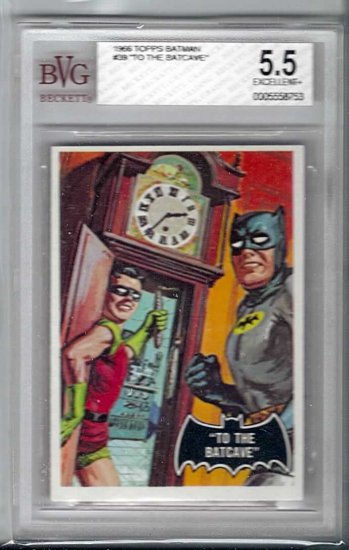 BVG GRADED 1966 BATMAN CARD # 39, 5.5 FN -