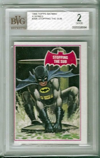 BVG GRADED 1966 BATMAN CARD # 39, 2.0 GD