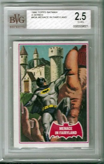 BVG GRADED 1966 BATMAN CARD # 43, 2.5 GD +