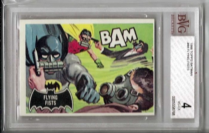 BVG GRADED 1966 BATMAN CARD # 44, 4.0 VG