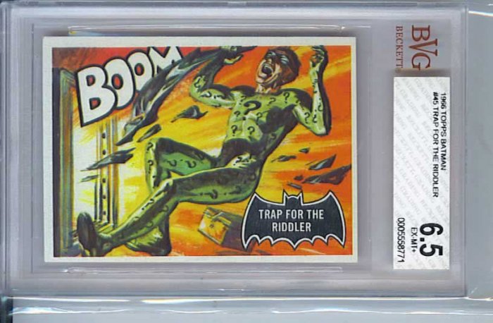 BVG GRADED 1966 BATMAN CARD # 45, 6.5 FN +