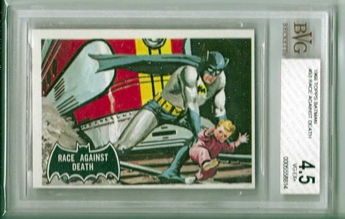 BVG GRADED 1966 BATMAN CARD # 53, 4.5 VG +