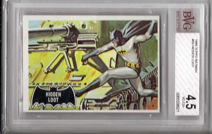 BVG GRADED 1966 BATMAN CARD # 55, 4.5 VG +