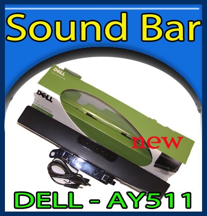 Dell ST2410 Monitor AY511 Sound Bar w/ Surround Y260N #