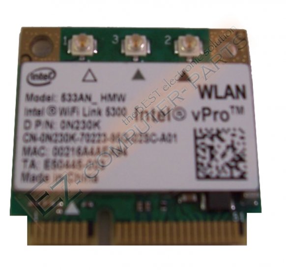 Dell Intel Wifi 5300 Mini PCI CARD N230K 533AN_HMW !
