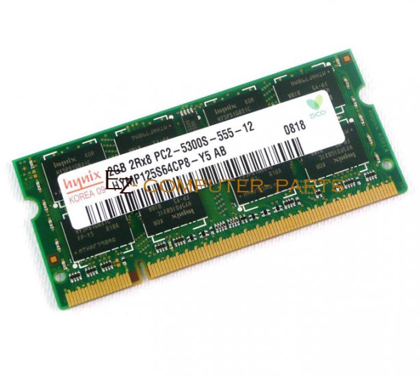 Dell Y9540 2GB Memory/Ram 2Rx8 PC2-5300S-555-12 ~