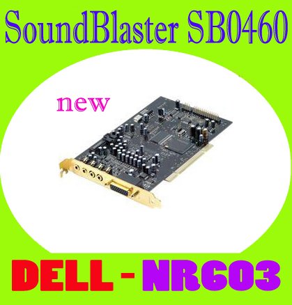 DELL SOUND BLASTER X-Fi PCI AUDIO CARD SB0460 NR603 #
