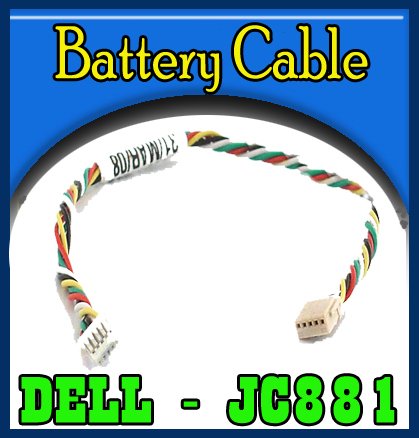 Dell PERC 5i PERC5 PERC5i 6.5" RAID Battery Cable JC881