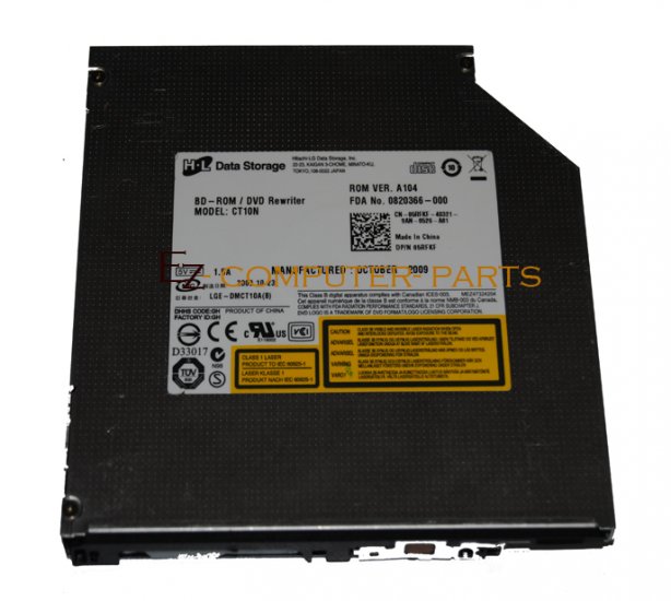 H-L CT10N BLU-RAY ROM-DVD REWRITER 5RFKF TRAY LOAD *A*!