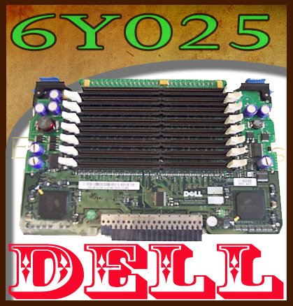 Poweredge 6600 6650 RAM Memory Riser Board 6Y025 6X786